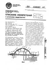 Способ возведения монолитных купольных сооружений и пневматическая опалубка для возведения монолитных купольных сооружений (патент 1548387)
