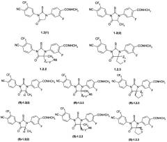 Циклические n, n'-диарилтиомочевины или n, n'-диарилмочевины - антагонисты андрогенных рецепторов, противораковое средство, способ получения и применения (патент 2434851)