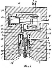 Газоуправляемая топливная форсунка двигателя внутреннего сгорания (патент 2422667)