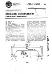 Устройство для термического обезвреживания сбросных газов (патент 1135970)