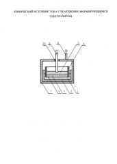 Химический источник тока с реакционно образующимся электролитом (патент 2585275)