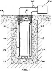 Установка для очень длительного хранения продуктов, излучающих мощный тепловой поток (патент 2309471)