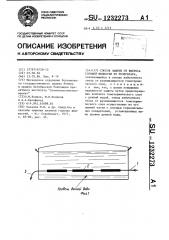 Способ защиты от выбросов горящей жидкости из резервуара (патент 1232273)