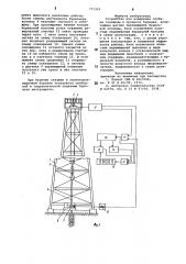 Устройство для измерения глубины скважины в процессе бурения (патент 771329)