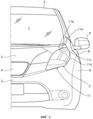 Конструкция управления воздушным потоком в пограничном слое транспортного средства (патент 2484997)