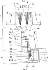 Устройство для формования синтетических нитей из расплава, их обработки и наматывания (патент 2439217)