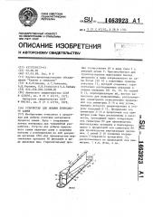 Устройство для добычи природного камня (патент 1463923)