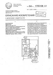 Машина для литья пластмассовых изделий под давлением (патент 1705108)