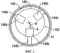 Скважинные устройства, управляемые по радиальному положению, и способы их применения (патент 2319833)