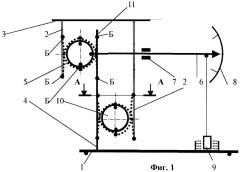 Весы консольные с гибкой передачей на катках в системе уравновешивания (патент 2345329)