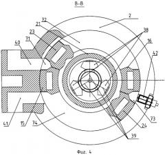 Четырехтактный роторно-поршневой двигатель внутреннего сгорания (патент 2392458)