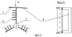 Мяльно-трепальный станок для выделения волокна из стеблей тресты лубяных культур (патент 2282686)