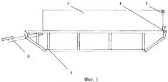 Прицепной кузов на полозьях для сбора, транспортировки и выгрузки навоза (патент 2516898)