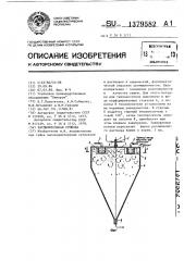 Распылительная сушилка (патент 1379582)