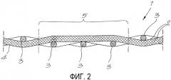 Ткань, предназначенная для обеспечения, по меньшей мере, одной постоянной складки, и способ ее изготовления (патент 2341597)