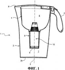 Фильтрующий патрон для кувшинов (патент 2410330)