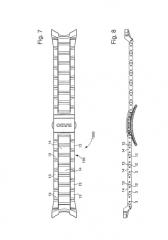 Браслет для часов с керамическими звеньями (патент 2578987)