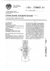 Устройство для нанесения покрытия (патент 1736621)