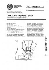 Устройство для внесения минеральных удобрений (патент 1037859)