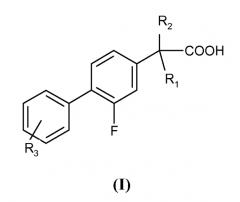 Производные 1-(2-фторбифенил-4-ил)-алкилкарбоновой кислоты для лечения транстиретинового амилоидоза (патент 2565066)