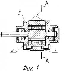 Пневматический ротационный двигатель (патент 2578068)