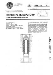 Направляющая пара к штампу (патент 1316732)