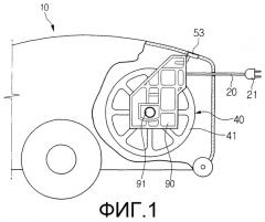 Узел катушки для шнура для электронных устройств (патент 2283019)