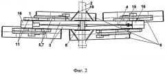 Самоходная шагающая тележка многоопорной многосекционной дождевальной машины кругового действия (патент 2495562)