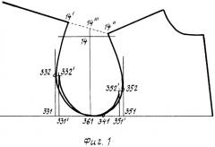 Способ построения шаблона рукава (патент 2311862)