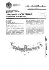 Рессора транспортного средства (патент 1472289)