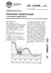 Способ регулирования стока рек (патент 1416596)