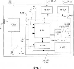 Обнаружение периферийного usb-устройства на шине, не снабженной мощностью (патент 2649764)