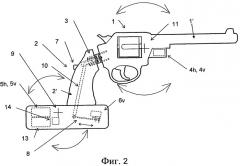 Способ и устройство для стабилизации направления прицеливания для винтовок и короткоствольного оружия и огнестрельного оружия (патент 2524492)