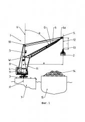 Способ управления наполнением сыпучим материалом грейфера (патент 2662375)