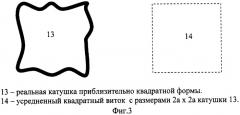 Способ определения магнитного момента квадратной катушки с током (патент 2307370)