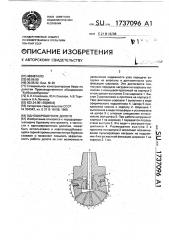 Одношарошечное долото (патент 1737096)