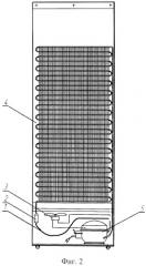 Устройство охлаждения конденсатора компрессионного холодильника (патент 2468307)