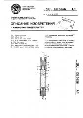 Скважинная штанговая насосная установка (патент 1315656)