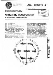 Устройство для осевой разгрузки зеркала телескопа (патент 1007070)
