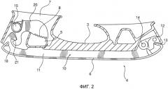 Поворотный удерживающий фиксатор для систем заменяемого лезвия конька (патент 2506979)