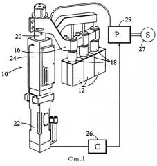 Секционная стеклоформовочная машина (варианты) (патент 2291842)