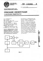 Преобразователь угловой скорости вращения вала в частоту следования импульсов (патент 1182403)