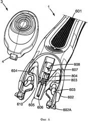 Бритвенные ручки, соединяемые с возможностью отсоединения со сменными картриджами для бритья (патент 2660546)