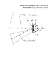 Коррекционная линза для исследования периферийных областей поля зрения (патент 2629248)