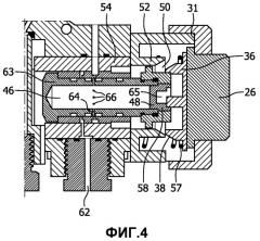 Механизм управления с помощью одного действия для устройства для очистки полости рта, использующего сжатый газ (патент 2531440)