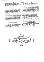 Система пассивной безопасности пользователей транспортным средством (патент 948717)