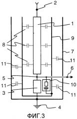 Измерительное устройство с делителем электрического напряжения (патент 2557355)