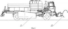 Дорожная машина для очистки автомобильных дорог (патент 2292413)