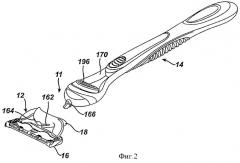 Бритвы и бреющие картриджи с защитой (патент 2354539)