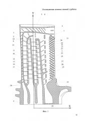 Охлаждаемая лопатка газовой турбины (патент 2647351)